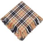 Mens Scottish Camel Of Thompson Tartan Flyplaid