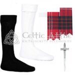 Scottish Crawford Flashes - Socks and Kilt Pin