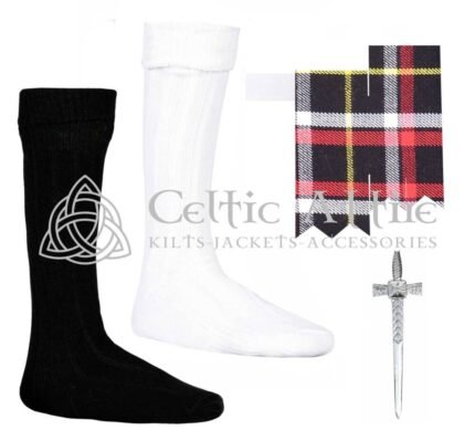 Scottish DCD Flashes - Socks and Kilt Pin