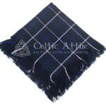 Mens Scottish Blue Douglas Tartan Flyplaid