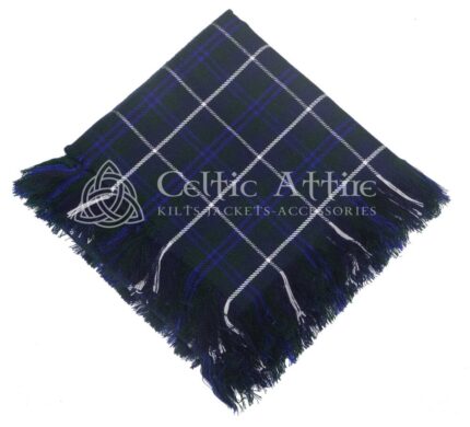 Mens Scottish Blue Douglas Tartan Flyplaid