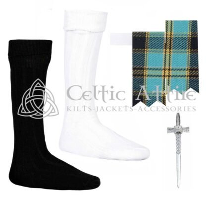 Scottish Dragon Flashes - Socks and Kilt Pin