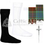 Scottish Frazer Hunting Flashes - Socks and Kilt Pin