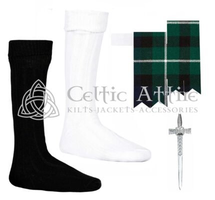 Scottish Graham Flashes - Socks and Kilt Pin