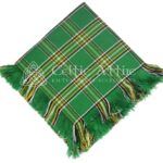 Mens Scottish Irish Green Tartan Flyplaid