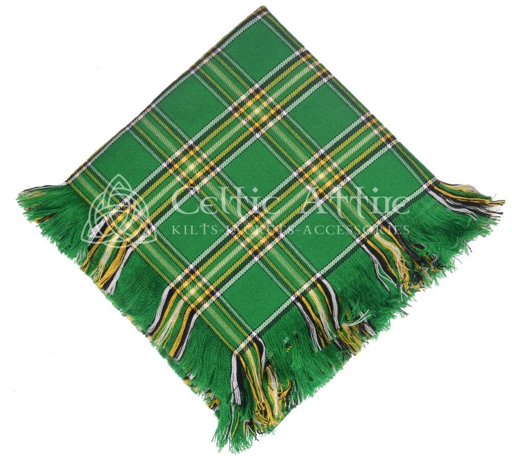 Mens Scottish Irish Green Tartan Flyplaid Mens Scottish Irish Green Tartan Flyplaid