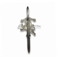 Rampant lion kilt pin