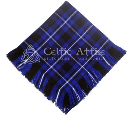 Mens Scottish Ramsey Blue Tartan Flyplaid
