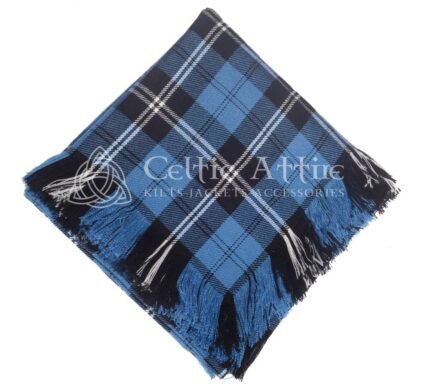Mens Scottish Ramsey Blue Hunting Tartan Flyplaid