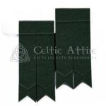 Solid Green Tartan Flashes