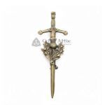 stag head kilt pin