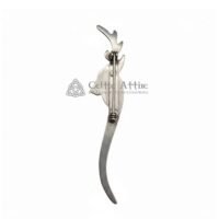 stag head kilt pin