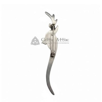 stag head kilt pin