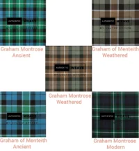 Clan Graham Tartan Fabrics