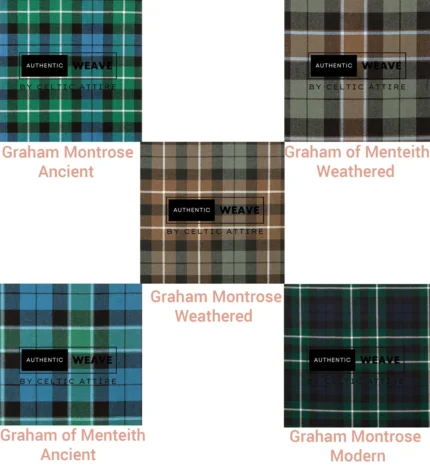 Clan Graham Tartan Fabrics