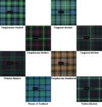 F Series Scottish Tartan Fabrics