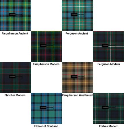 F Series Scottish Tartan Fabrics
