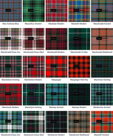 M Series Tartan Fabrics