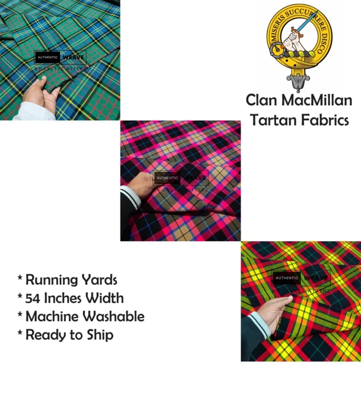 Clan MacMillan Tartan Fabrics