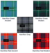Clan Hamilton Tartan Fabrics