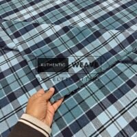 Strathclyde Blue Tartan Fabric