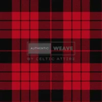 Cameron Red & Black Tartan Fabric
