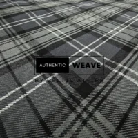 Hamilton Gray Tartan Fabric