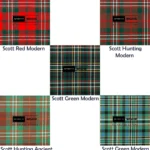 Clan Scott Tartan Fabrics