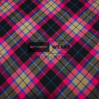 MacMillan Black Muted Tartan Fabric