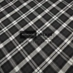 Scottish National Black Tartan Fabric