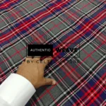 Stewart Gray Tartan Fabric
