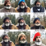 Scottish Men’s Tam Bonnet Hat - Premium Handmade Wool Kilt Cap -Mens Wool Tam Hat -Available in 9 Colors